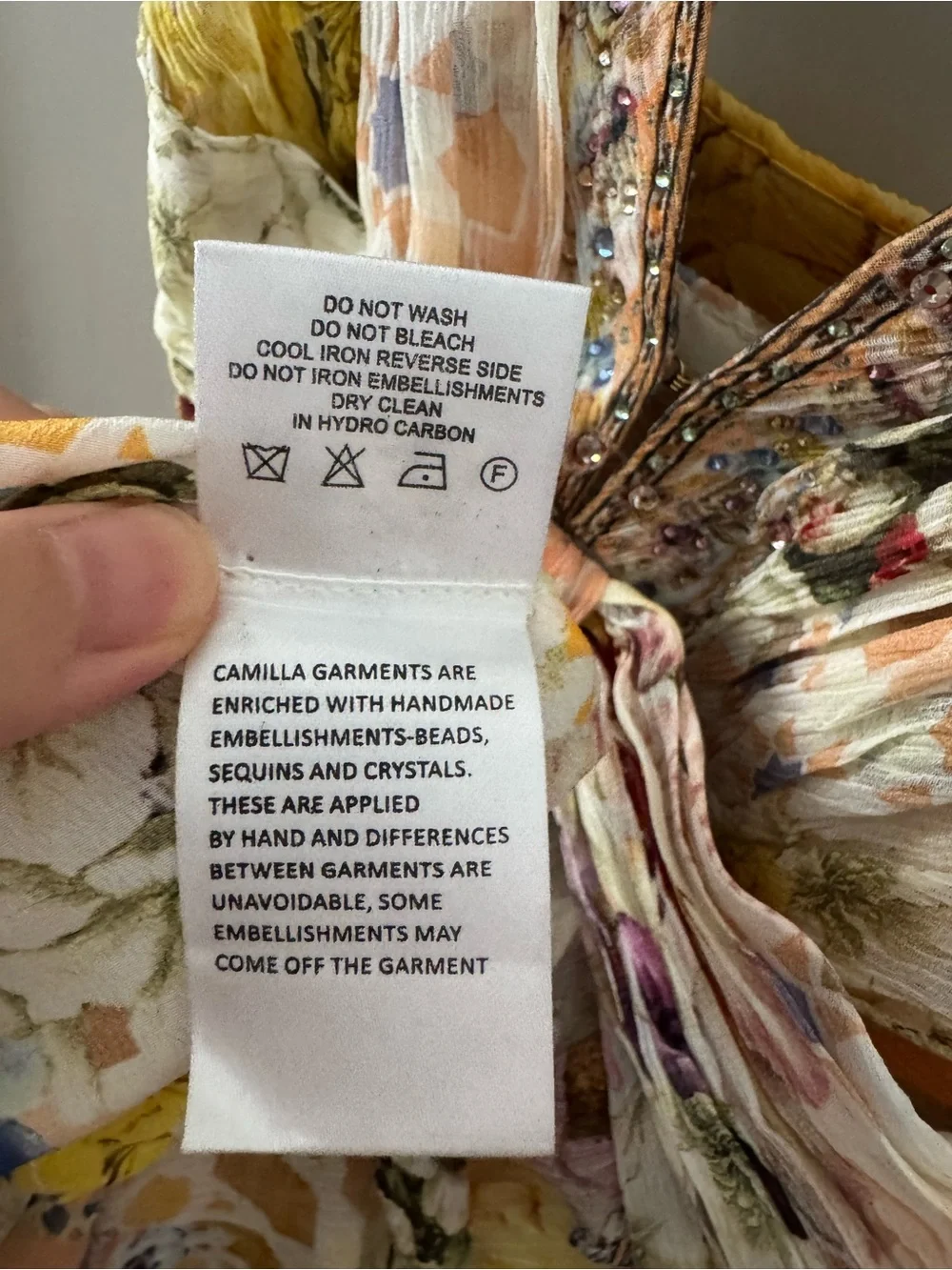 Camilla Bead Strap Gathered Panel Dress - Picture 9 of 11